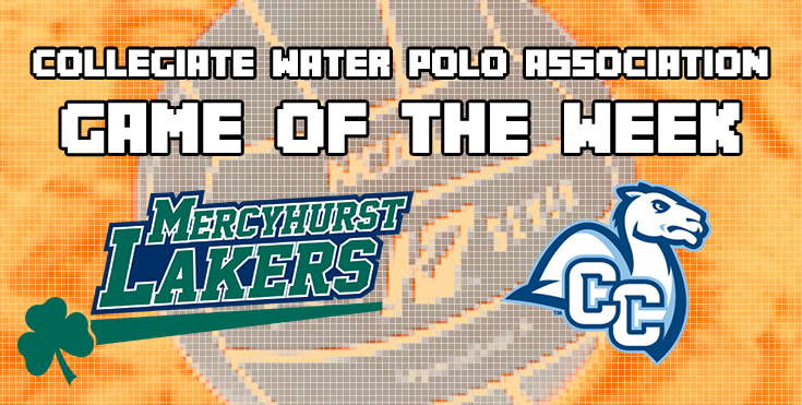 Collegiate Water Polo Association Game of the Week: Mercyhurst University vs. Connecticut College in 2016 Mid-Atlantic Water Polo Conference-West Region Championship Game