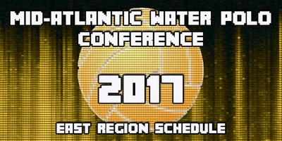 2017 Mid-Atlantic Water Polo Conference-East Region Schedule Released