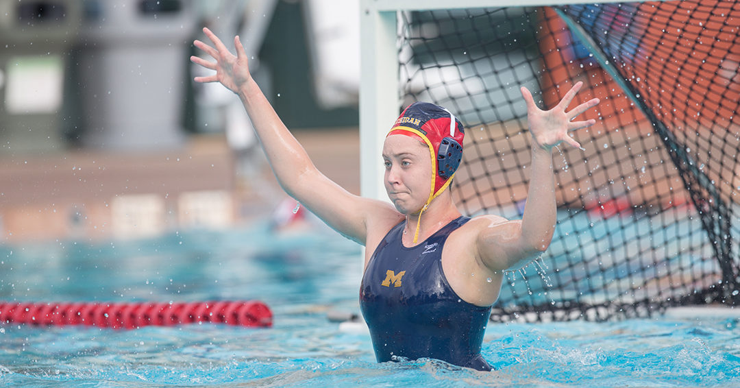 University of Michigan’s Heidi Ritner Claims January 22 Collegiate Water Polo Association Division I Defensive Player of the Week Award