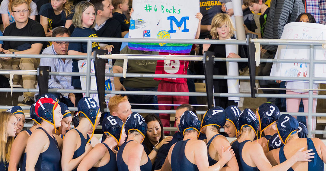 No. 8 University of Michigan Tops No. 20 Wagner College, 10-7, & Tumbles Versus No. 4 University of California-Los Angeles, 9-5, to Open Michigan Invitational