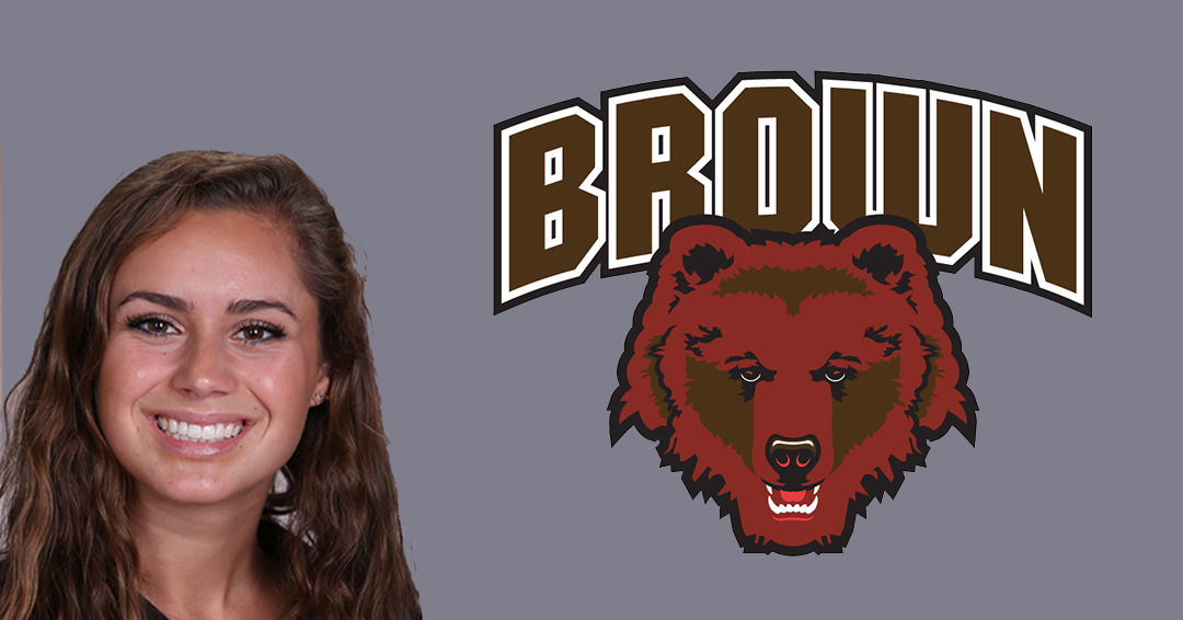 Brown University’s Kaitlyn Cook Named February 5 Collegiate Water Polo Association Division I Rookie of the Week