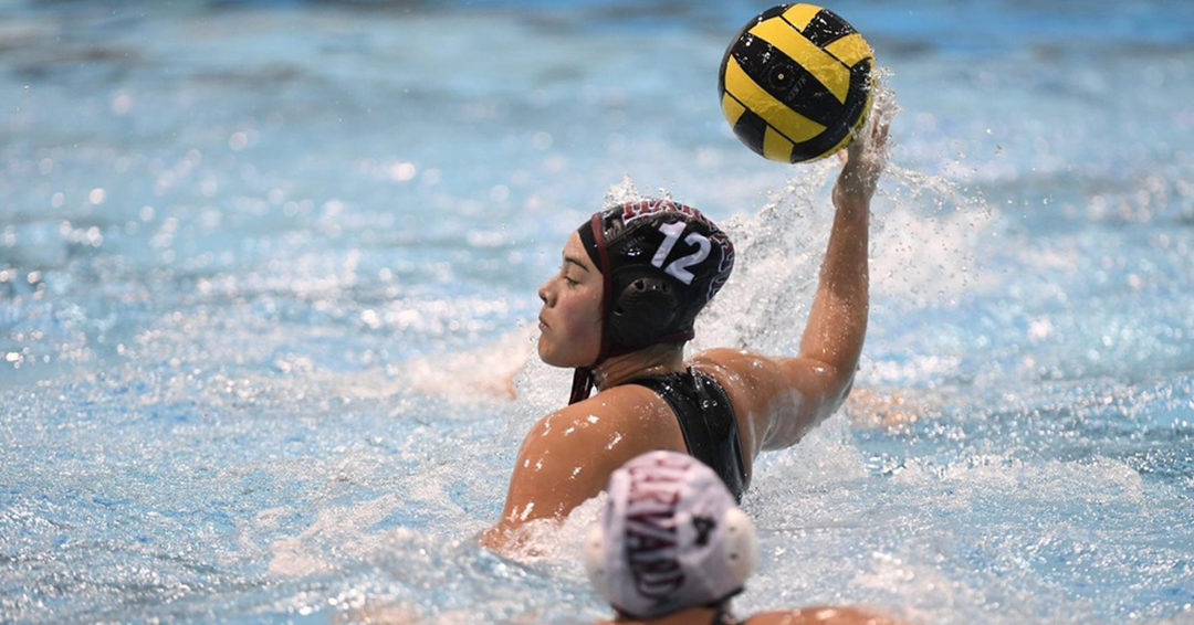 Harvard University’s Olivia Price Snags January 29 Collegiate Water Polo Association Division I Rookie of the Week Honors
