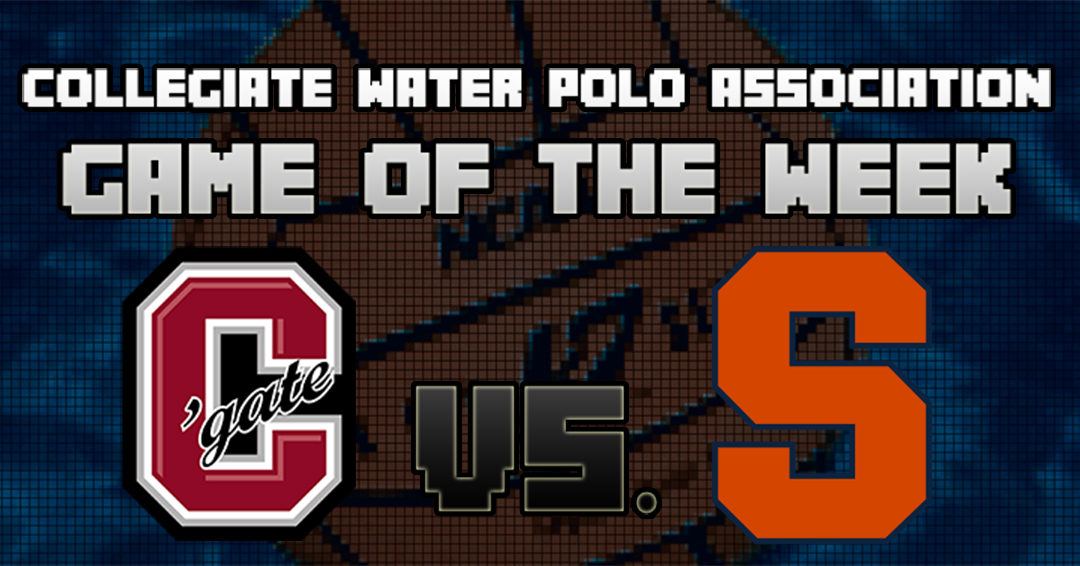Collegiate Water Polo Association Network Game of the Week: Colgate University vs. Syracuse University at 2018 Women’s Collegiate Club New York Division Tournament on March 24-25