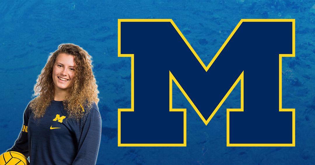 University of Michigan’s Kathy Rogers Receives March 19 Collegiate Water Polo Association Division I Rookie of the Week Honor