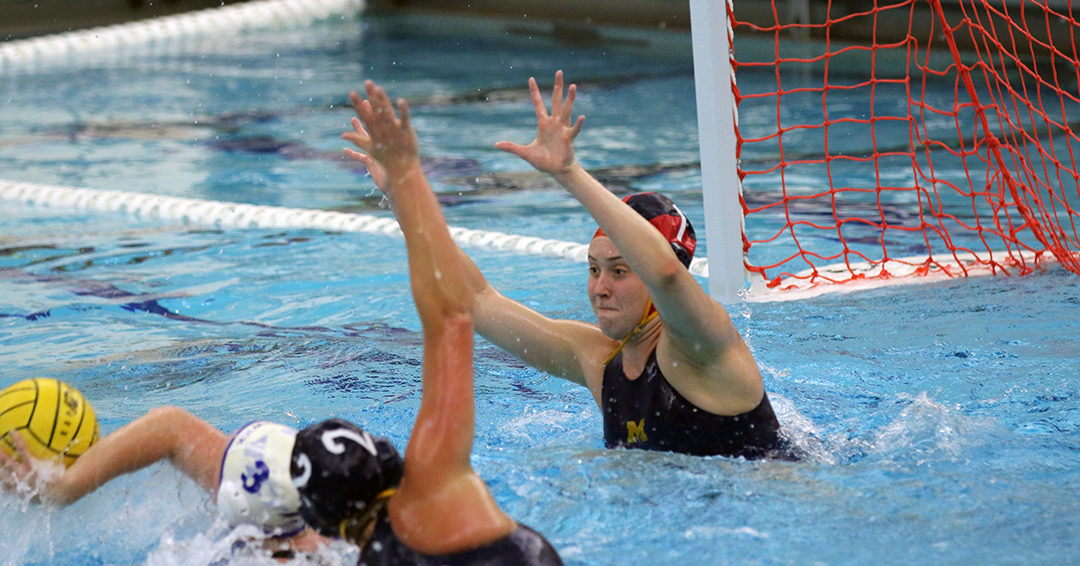 University of Michigan’s Heidi Ritner Snags April 12 Collegiate Water Polo Association Division I Defensive Player of the Week Accolade