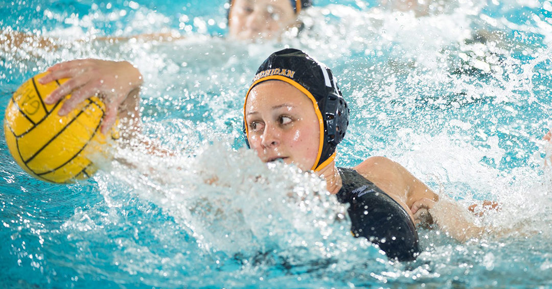 University of Michigan’s Julia Sellers Claims April 9 Collegiate Water Polo Association Division I Co-Player of the Week Notice