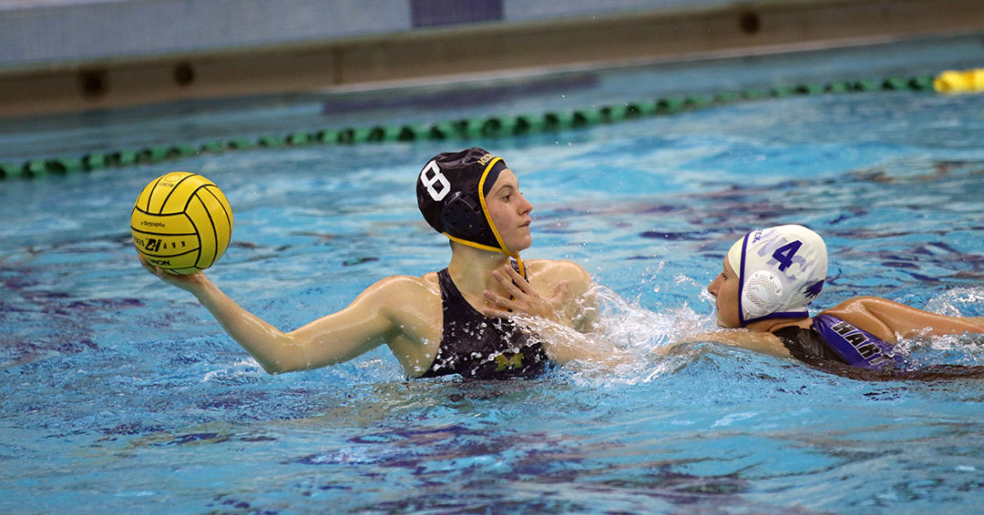 No. 10 University of Michigan Makes Kinney Natatorium Ms. Rogers’ Neighborhood as Wolverines Handle No. 13 Hartwick College, 9-5, to Reach 2018 Collegiate Water Polo Association Title Game
