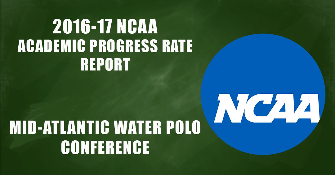 Mid-Atlantic Water Polo Conference Rates in 2016-17 National Collegiate Athletic Association Division I Academic Progress Rate Report