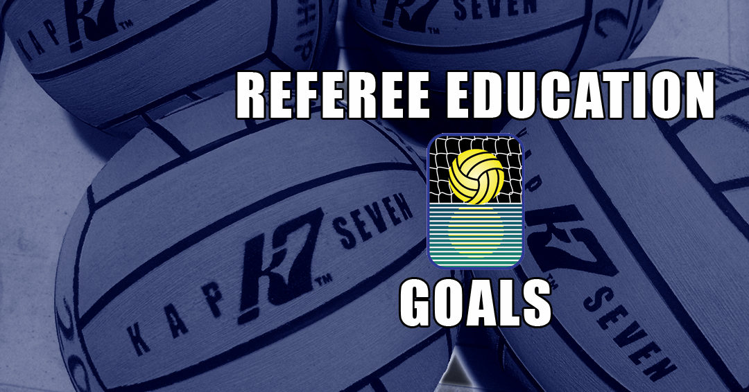 Collegiate Water Polo Association Referee Education Rewind: Goals