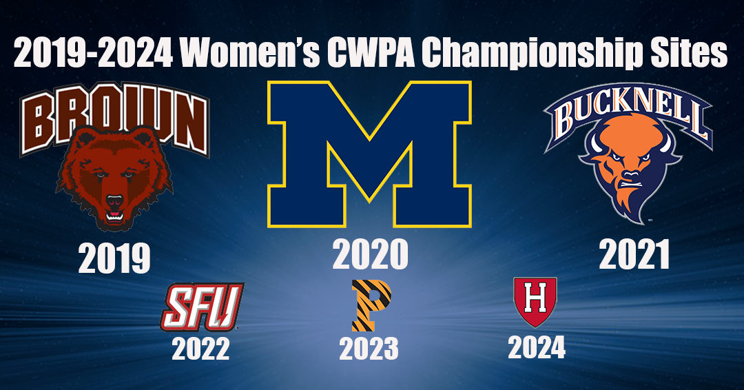 Collegiate Water Polo Association Announces Sites for 2019-to-2024 Women’s CWPA Championships