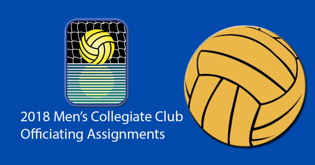 2018 Men’s Collegiate Club Officiating Assignments Now Available