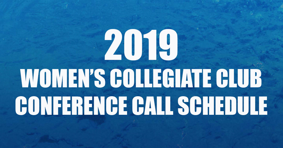 Collegiate Water Polo Association Releases 2019 Women’s Collegiate Club Division Conference Call Schedule