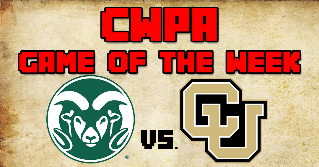 Collegiate Water Polo Association Network Game of the Week: Colorado State University vs. University of Colorado at 2018 Rocky Mountain Division Championship Tournament