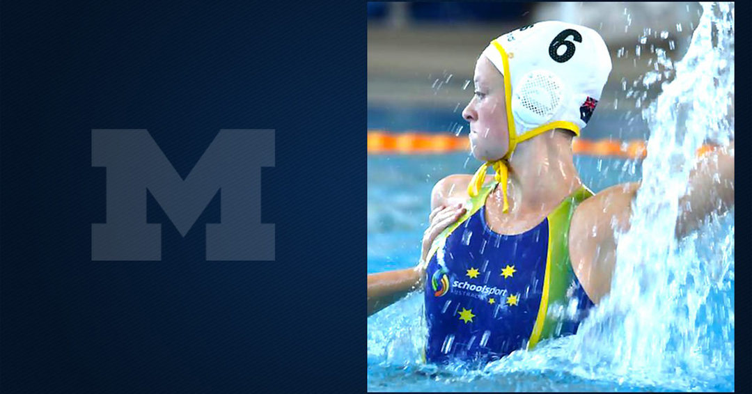 University of Michigan’s Abby Andrews Named January 21 Collegiate Water Polo Association Division I Rookie of the Week