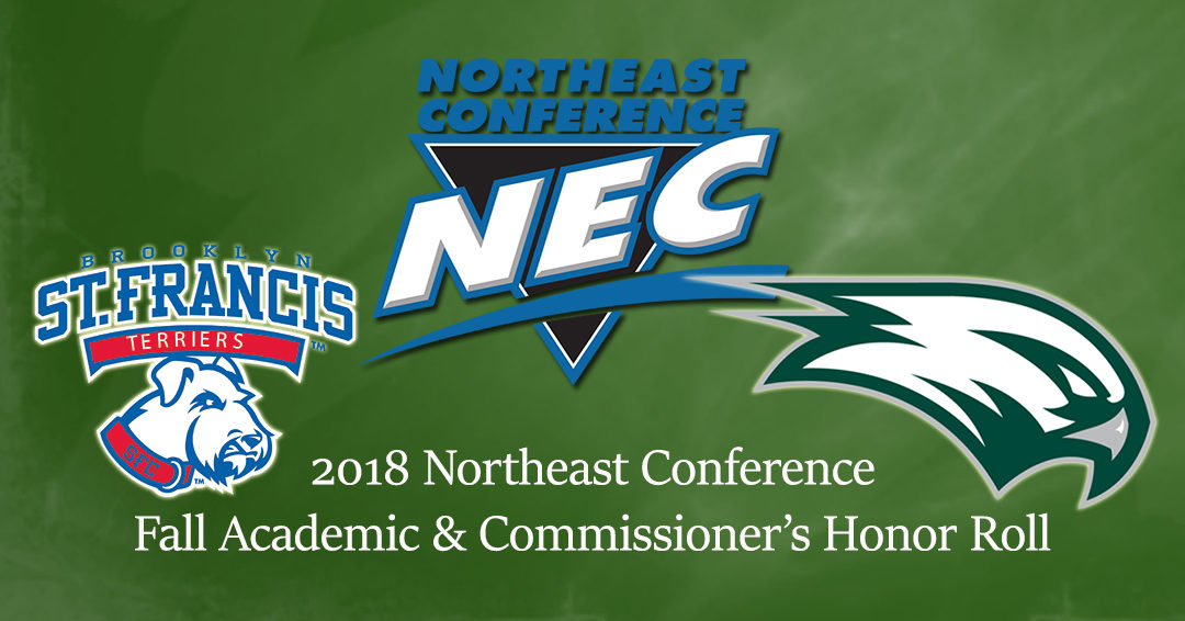 St. Francis Brooklyn College & Wagner College Combine for 31 Fall Academic Honor Roll & 14 Commissioner’s Honor Roll Selections from Northeast Conference