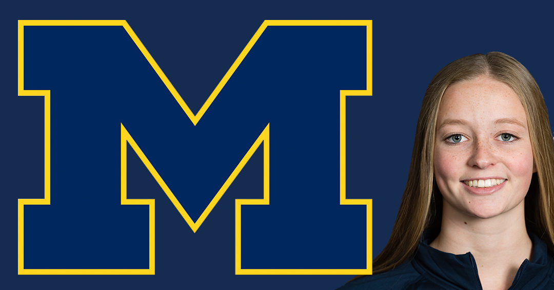 University of Michigan’s Abby Andrews Collects March 25 Collegiate Water Polo Association Division I Rookie of the Week Status