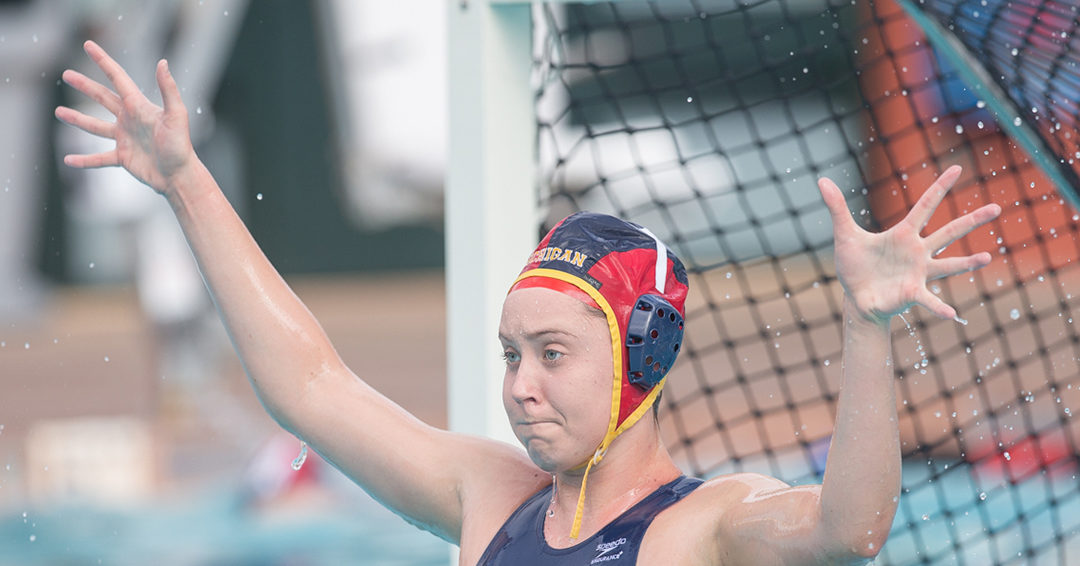 University of Michigan’s Heidi Ritner Takes April 15 Collegiate Water Polo Association Division I Defensive Player of the Week Nod