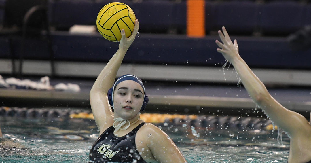 George Washington University’s Juliette Belanger Collects April 8 Collegiate Water Polo Association Division I Rookie of the Week Status