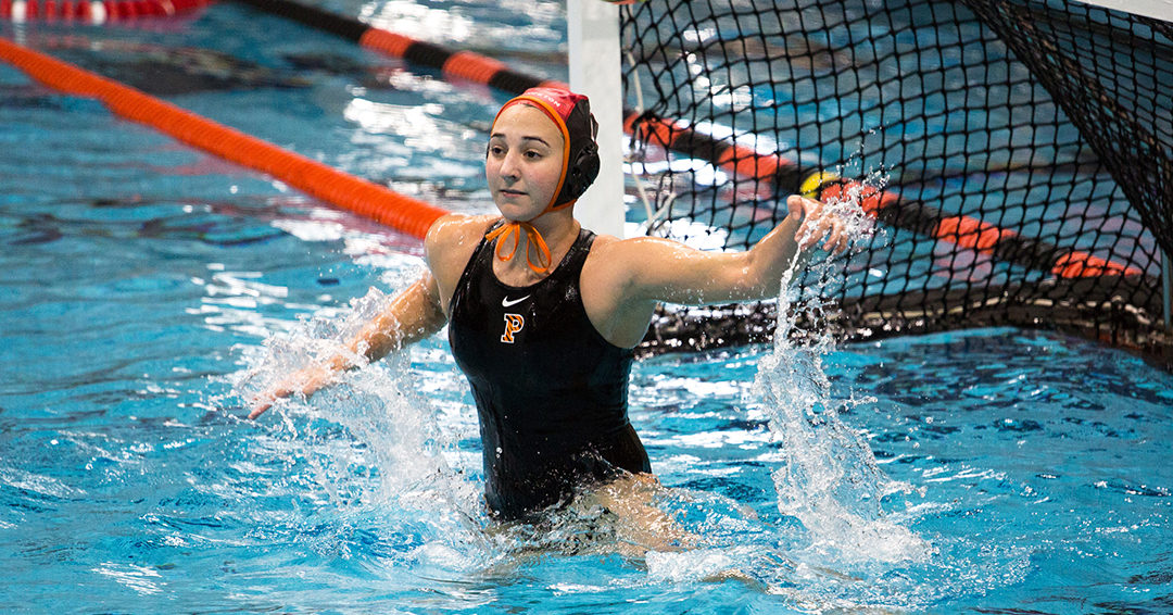 Princeton University’s Marissa Webb Named April 1 Collegiate Water Polo Association Division I Defensive Player of the Week