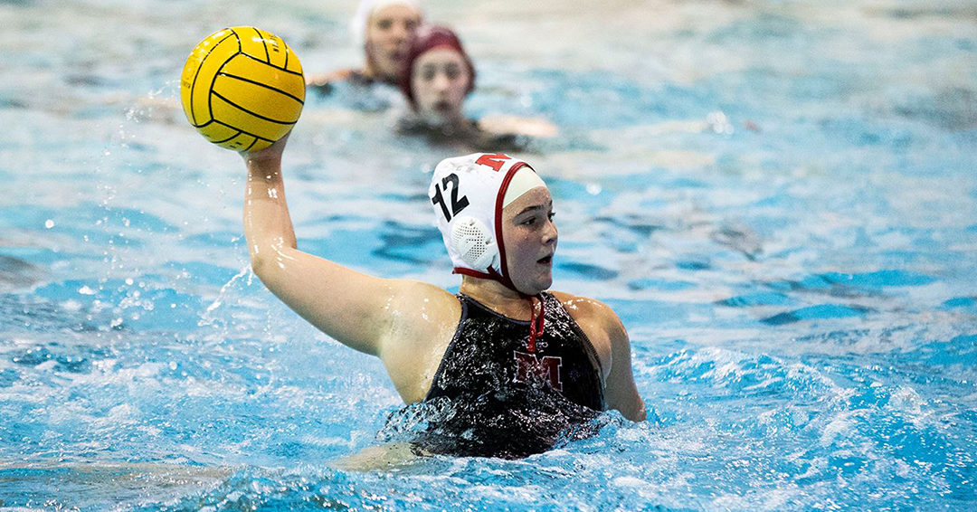 Division III No. 10 Monmouth College Cuts Down Carthage College, 13-5, & Falls Against Division III No. 8 Macalester College, 12-11, Wittenberg University, 15-14, & Austin College, 14-9, to Clinch Collegiate Water Polo Association Division III Championship No. 5 Seed