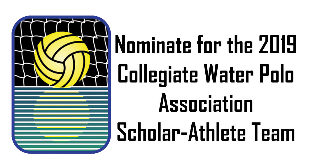 Collegiate Water Polo Association Accepting Nominations for 2019 Women’s Scholar-Athlete Team
