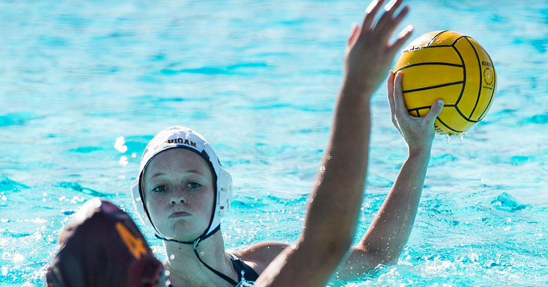 University of Michigan’s Abby Andrews Claims May 13 Collegiate Water Polo Association Division I Rookie of the Week Nod