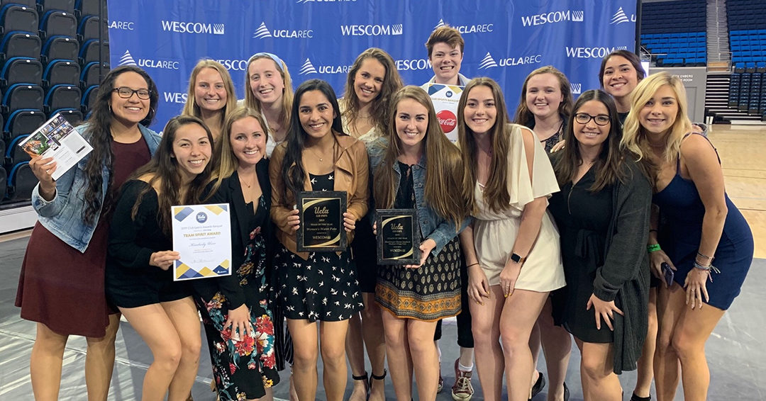 University of California-Los Angeles Women’s Water Polo Named Team of the Year at 2019 UCLA Club Sports Banquet; Sanford Named Coach of the Year