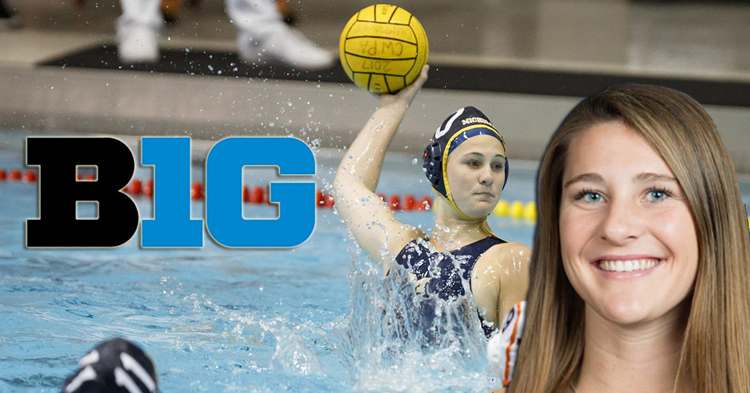 Kim Johnson Named 2018-19 University of Michigan Women’s Water Polo Big Ten Sportsmanship Honoree