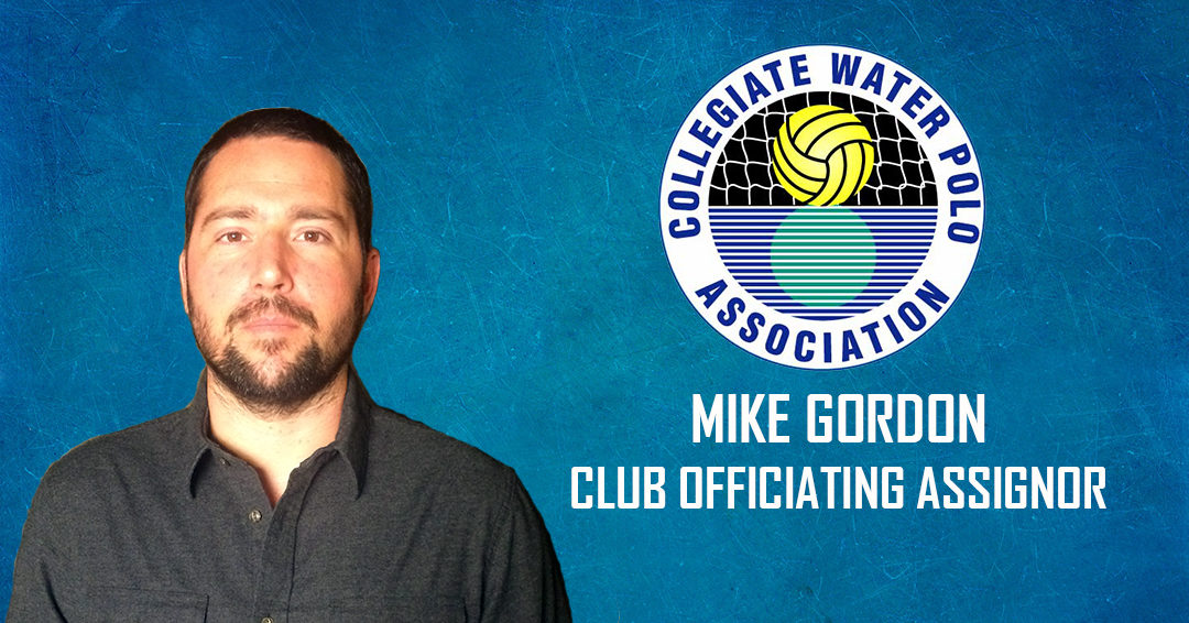 Mike Gordon Named Collegiate Water Polo Association Assignor for Club Competition