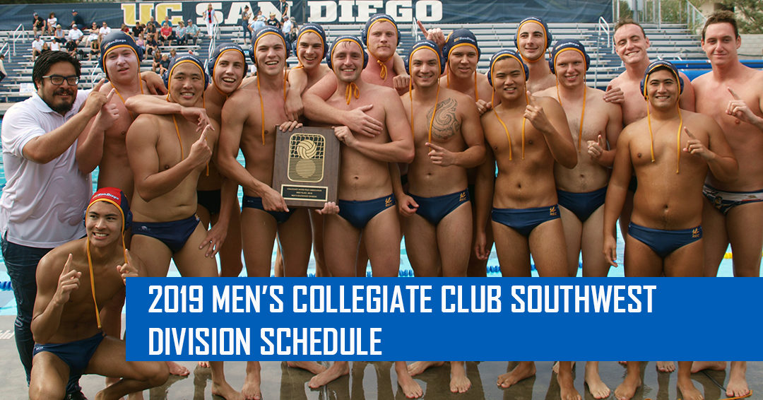 Collegiate Water Polo Association Releases 2019 Men’s Collegiate Club Southwest Division Schedule
