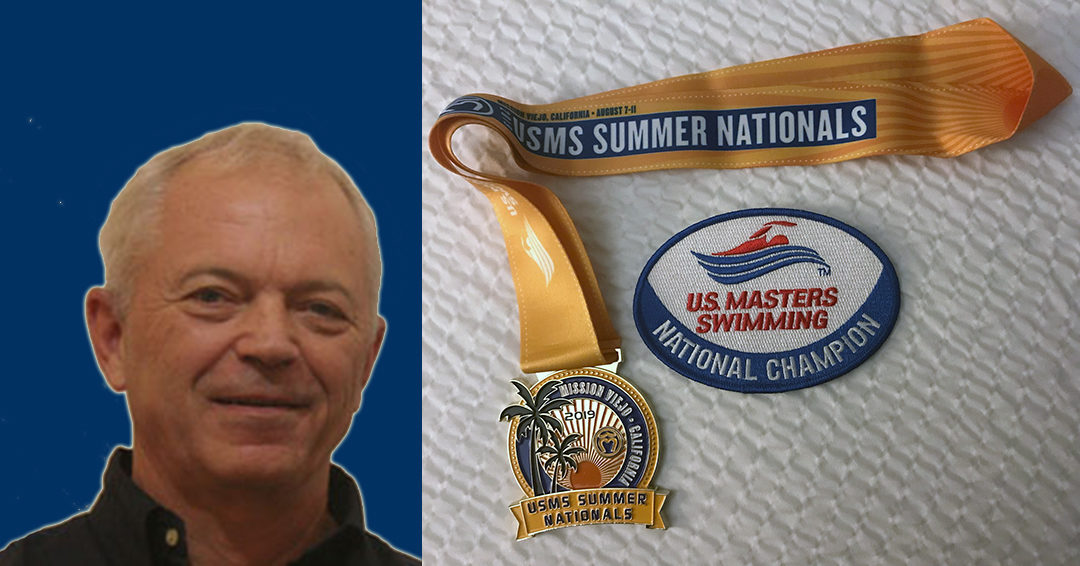 Collegiate Water Polo Association Coordinator of Officials Ed Reed Captures 2019 U.S. Masters Swimming Summer Nationals 400-Meter Individual Medley Gold; Places Second in 50-Meter Breaststroke
