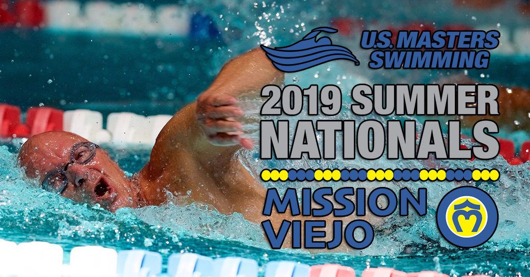 Collegiate Water Polo Association Coordinator of Officials Ed Reed Ties for First Place in 200-Meter Freestyle & Places Second in 200-Meter Breaststroke to Conclude 2019 U.S. Masters Swimming Summer Nationals