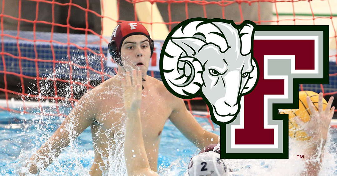 Fordham University’s Bailey O’Mara Snags September 23 Mid-Atlantic Water Polo Conference Defensive Player of the Week Award