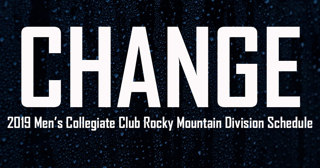 Collegiate Water Polo Association Announces Changes to 2019 Men’s Collegiate Club Rocky Mountain Division Schedule