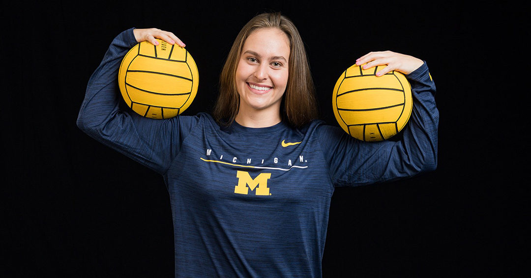 University of Michigan’s Grace Harbaugh Trades Competitive Surfing for Water Polo