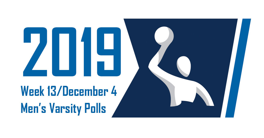 2019 Men’s Varsity Week 13/December 4 Polls Released; Stanford University & Whittier College Remain Unanimous No. 1 Selections