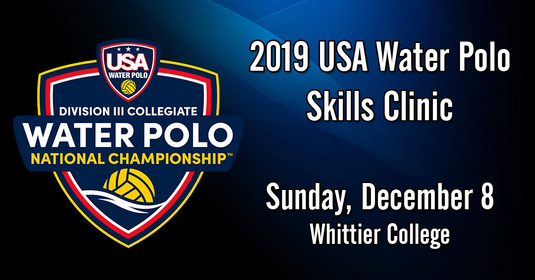 USA Water Polo to Host Skill Clinic at Division III Collegiate National Championship on December 8