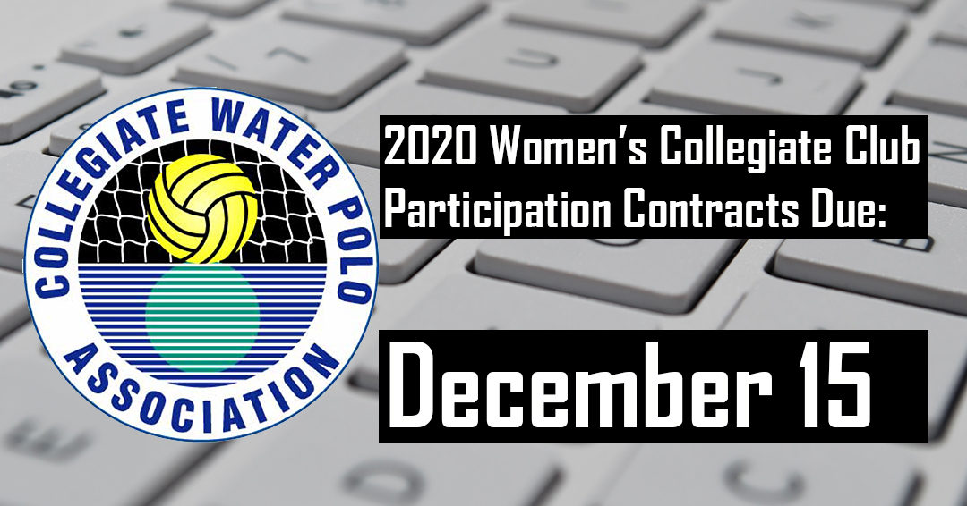 Women’s Collegiate Club 2020 Participation Agreements Due by December 15