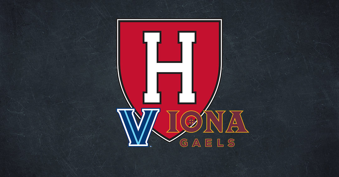 Video Recap of No. 17 Harvard University’s Season-Opening Victories Over Villanova University, 21-5, & Iona College, 10-4