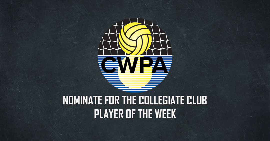 Teams: A Reminder to Nominate for Collegiate Club Player of the Week