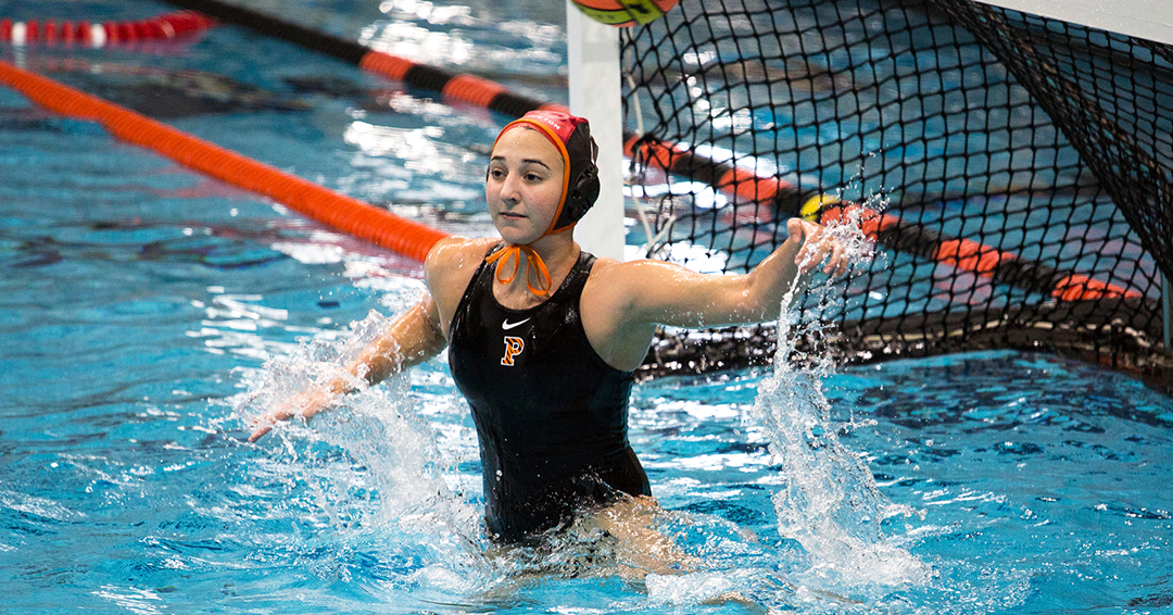 Princeton University’s Marissa Webb Collects February 17 Collegiate Water Polo Association Defensive Player of the Week Award