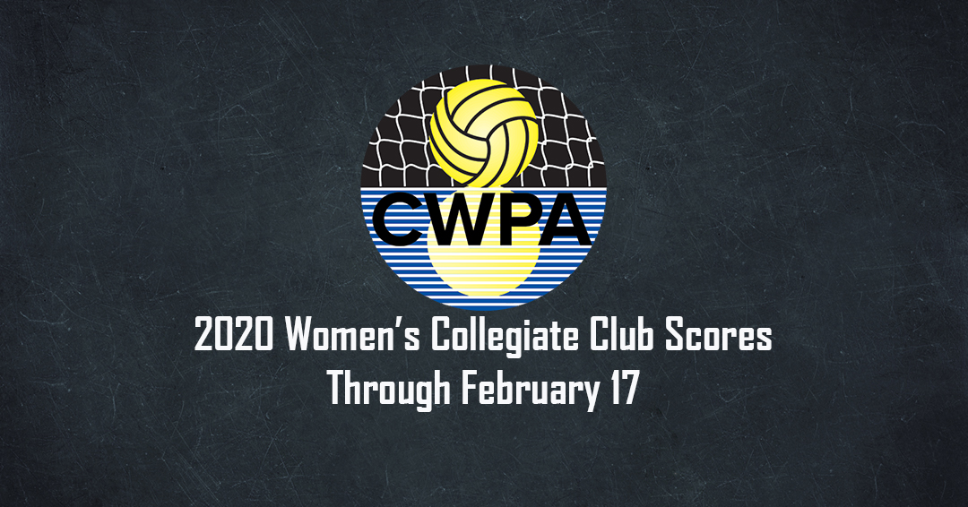 Collegiate Water Polo Association Releases 2020 Women’s Collegiate Club Scores Through February 17