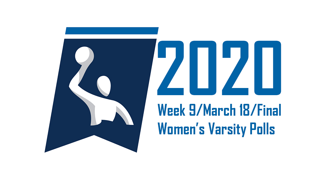 Collegiate Water Polo Association Releases 2020 Women’s Varsity Week 9/March 18/Final Polls