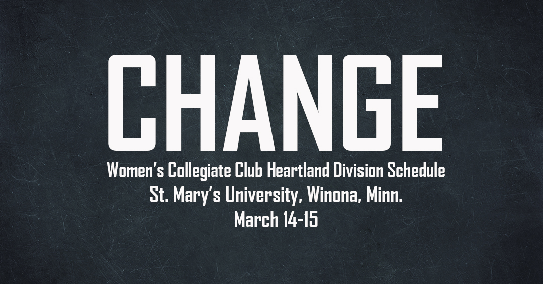 Collegiate Water Polo Association Cancels Women’s Collegiate Club Heartland Division Tournament at St. Mary’s University on March 14-15