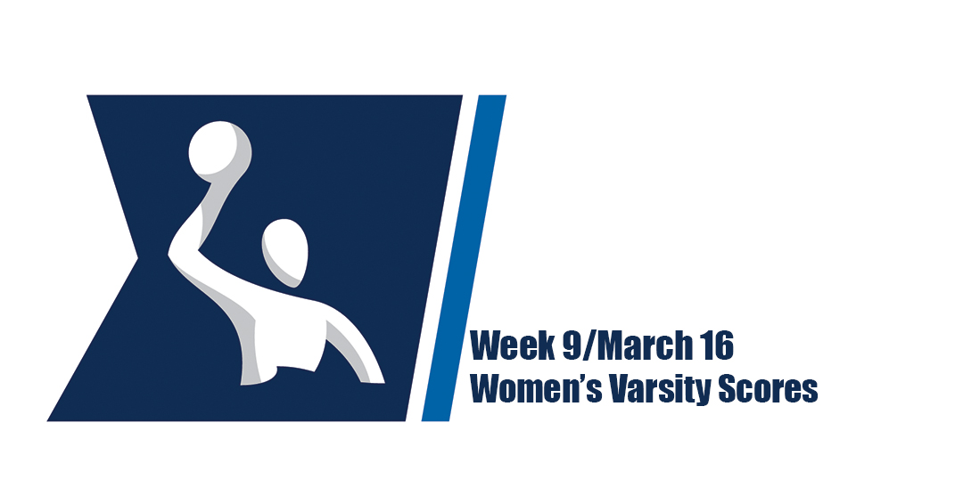 Collegiate Water Polo Association Releases Final/Week 9/March 16 Women’s Varsity Scores