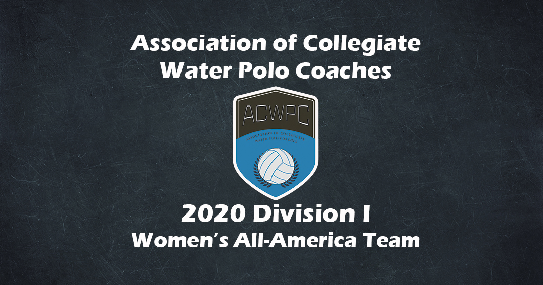2020 Association of Collegiate Water Polo Coaches Women’s Division I All-America Team Released