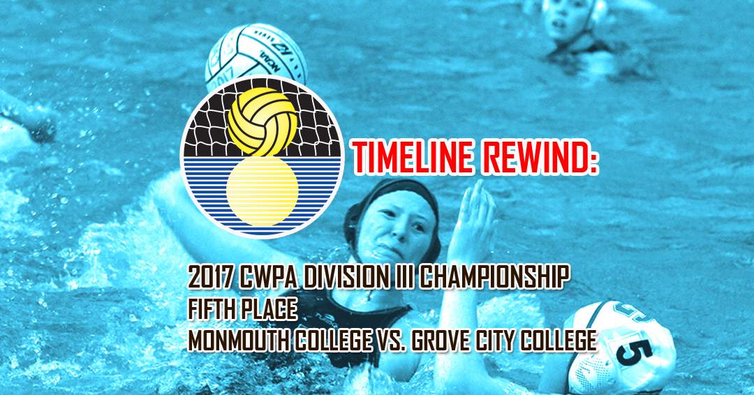 Timeline Rewind: 2017 Collegiate Water Polo Association Division III Championship Fifth Place Game – Monmouth College vs. Grove City College