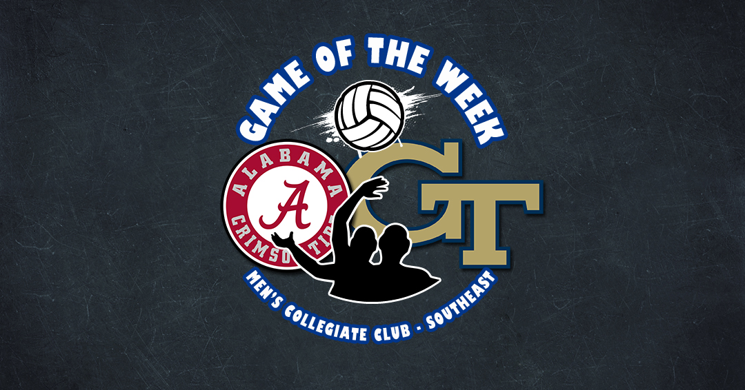 Collegiate Water Polo Association Men’s Club Game of the Week: University of Alabama vs. the Georgia Institute of Technology (November 3, 2019)