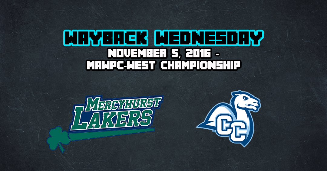Wayback Wednesday: Mercyhurst University vs. Connecticut College at 2016 Mid-Atlantic Water Polo Conference-West Region Championship