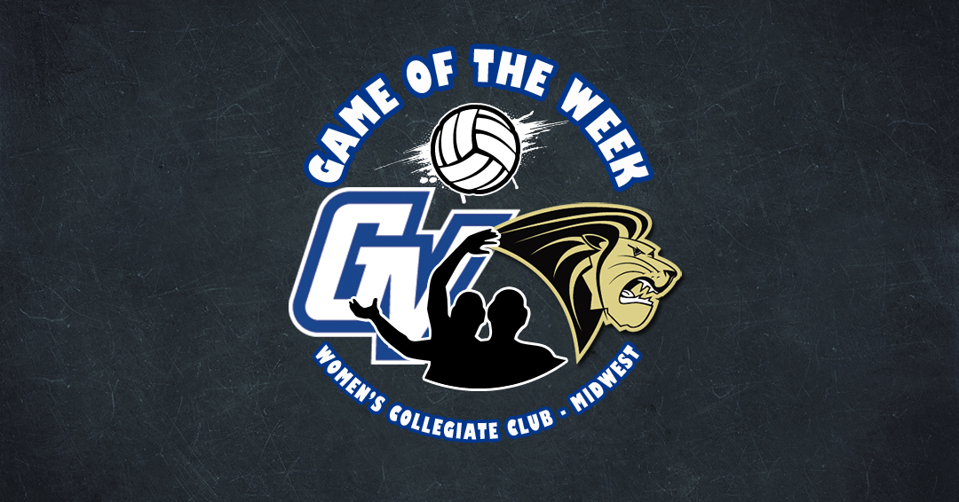Collegiate Water Polo Association Women’s Club Game of the Week: Lindenwood University vs. Grand Valley State University (April 14, 2019)